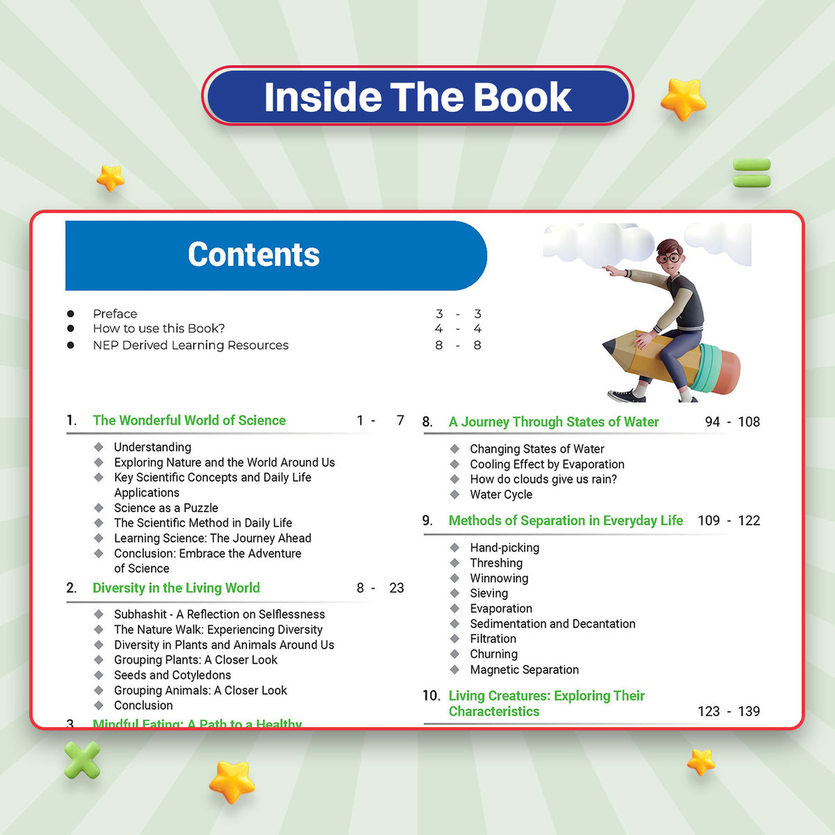 CBSE Class-6 One for All Science(Curiosity) For 2026-27 Exam | As Per Latest NCERT & CBSE Syllabus | Chapter-wise Question Bank, Revision Notes theory, Diagrams & Competency based Questions