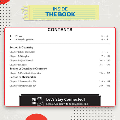 Oswaal Abhinay Maths Selection Book-Vol. 1 Bilingual Workbook for SSC CGL, CHSL, CAPF & All Govt Exams Concept Based Qs with Video Solutions | Geometry, Mensuration, Coordinate Geometry (For Latest Exam)