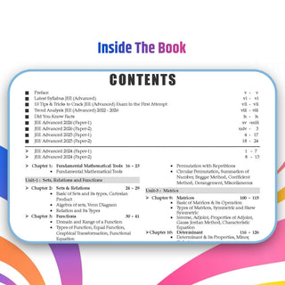 JEE Advanced Mathematics Question Bank | 49 Years' Chapter-wise & Topic-wise | Solved Papers (1978-2026) | Revision Notes | PYQs, Latest 2026 Paper & Oswaal AI