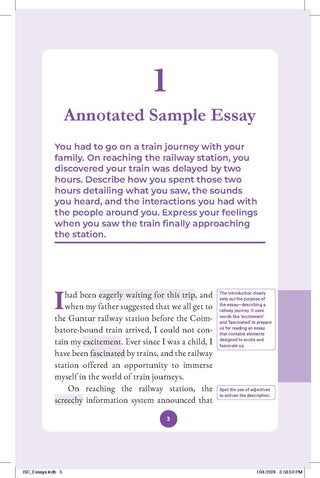 ISC Class 11& 12,  60 English Essays +  Grammatically Yours (The Best English Grammar Book for Classes 9-12 ICSE & ISC ) (Set of 2 Books) With Sudhir Sir for 2026 Exam