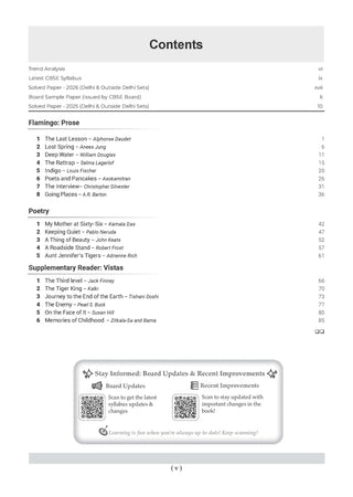 CBSE Textbook Plus (2022-2026) | Class 12 | English Core, Physics, Chemistry & Biology (Set of 4 Books) | Includes: 2026 Papers- fully solved | With Competency Focused Questions | For 2027 Exam | With oswaal.ai
