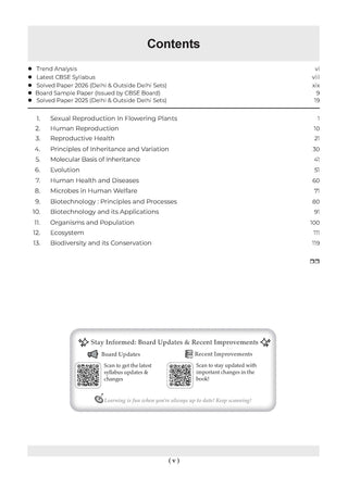 NCERT Textbook Supplement & CBSE Textbook Plus Biology For Class 12 | Competency Focused Questions | Concept Clarity, Mind Maps | Set Of 2 (For 2027 Exam)