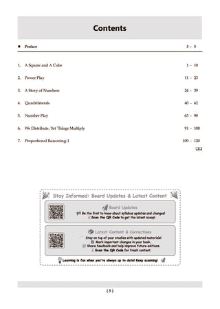 NCERT Textbook Solutions Class 8 Mathematics (Ganita Prakash) Part-1 & Part-2 | Set of 2 Books | For Latest Exam