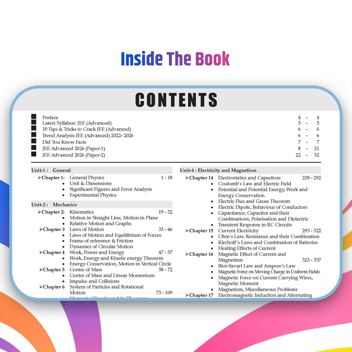 JEE Advanced Physics Question Bank | 49 Years' Chapter-wise & Topic-wise | Solved Papers (1978-2026) | Revision Notes | PYQs, Latest 2026 Paper & Oswaal AI