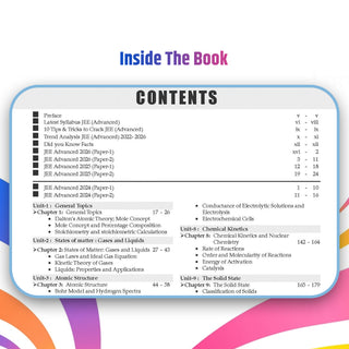 JEE Advanced Chemistry Question Bank | 49 Years' Chapter-wise & Topic-wise | Solved Papers (1978-2026) | Revision Notes | PYQs, Latest 2026 Paper & Oswaal AI