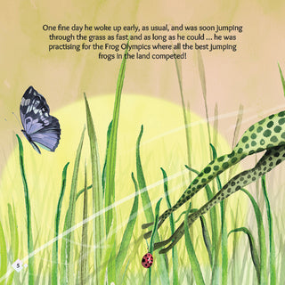 Lil Legends A Frog Called Freddy Story Boardbook for Kids | A Story About Trying Your Best | Life Lesson Story Book | Effort, Kindness & Responsibility | Illustrated | Age 4–8 Years