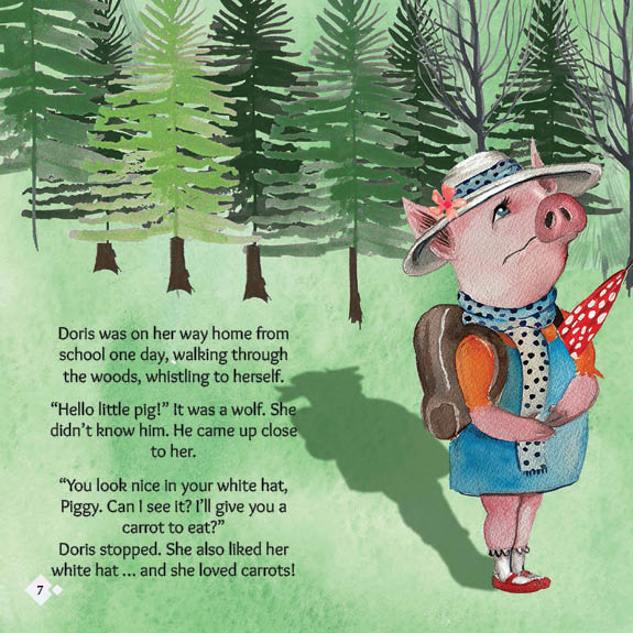 Lil Legends A Life Lesson for Kids Series, A Pig Called Doris - A Story About Stranger Danger | Value-based Picture Story Board Book | For Age 4-8