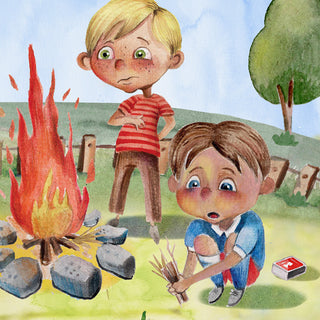Lil Legends A Snake Called Monty Story Boardbook for Kids | A Story About Fire Safety | Life Lesson Story Book | Responsibility, Awareness & Safety | Illustrated Picture Book | Age 4–8