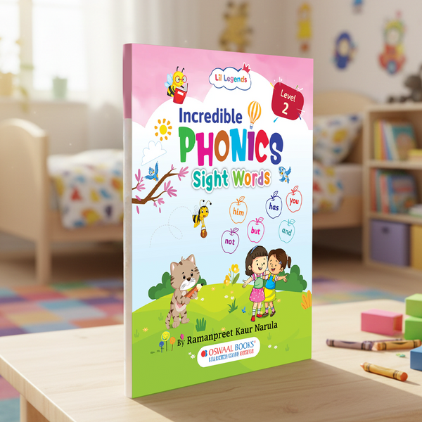 Incredible Phonics Workbook Level 2 Sight Words | Reading Fluency Curriculum