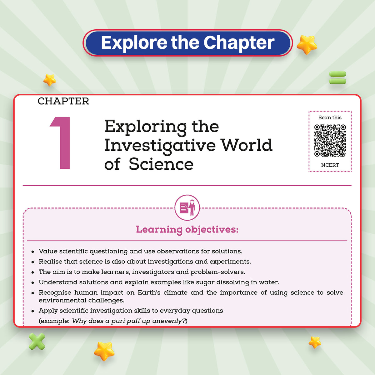 CBSE Class-8 One for All Science (Curiosity) For 2026-27 Exam | As Per Latest NCERT & CBSE Syllabus | Chapter-wise Question Bank, Revision Notes, Theory, Diagrams & Competency Based Questions