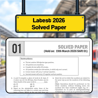 RRB NTPC CBT-I 20 Previous Years’ Solved Papers English Medium | Year-wise 2016-2026 + 10 Mock Test Papers | 2000+ Questions | With AI | For 2027 Exam