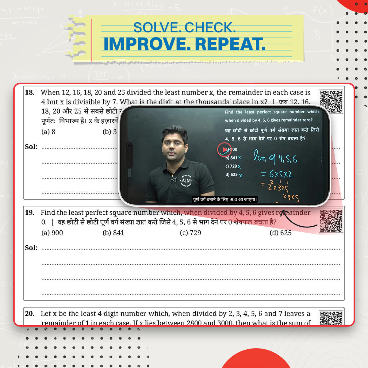 Oswaal Abhinay Maths Selection Book-Vol. 4 | Bilingual Workbook for SSC CGL, CHSL, CAPF & All Govt Exams | Concept Based Questions with Video Solutions | Arithmetic Part 2 (For Latest Exam)