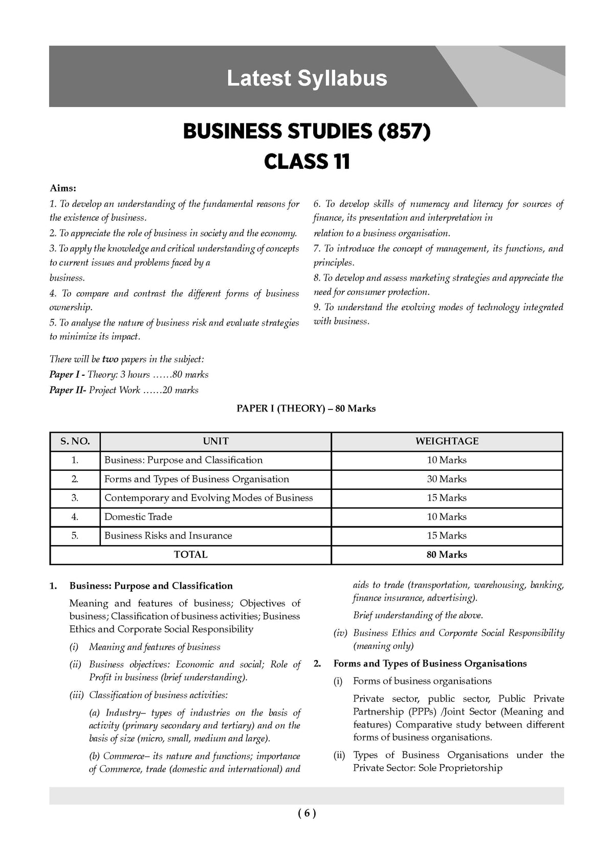 Class 11 ISC Business Studies Question Bank | Chapter-wise & Topic-wise with Competency Based Questions | For 2027 Exam | Self-Assessment Papers | Revision Notes