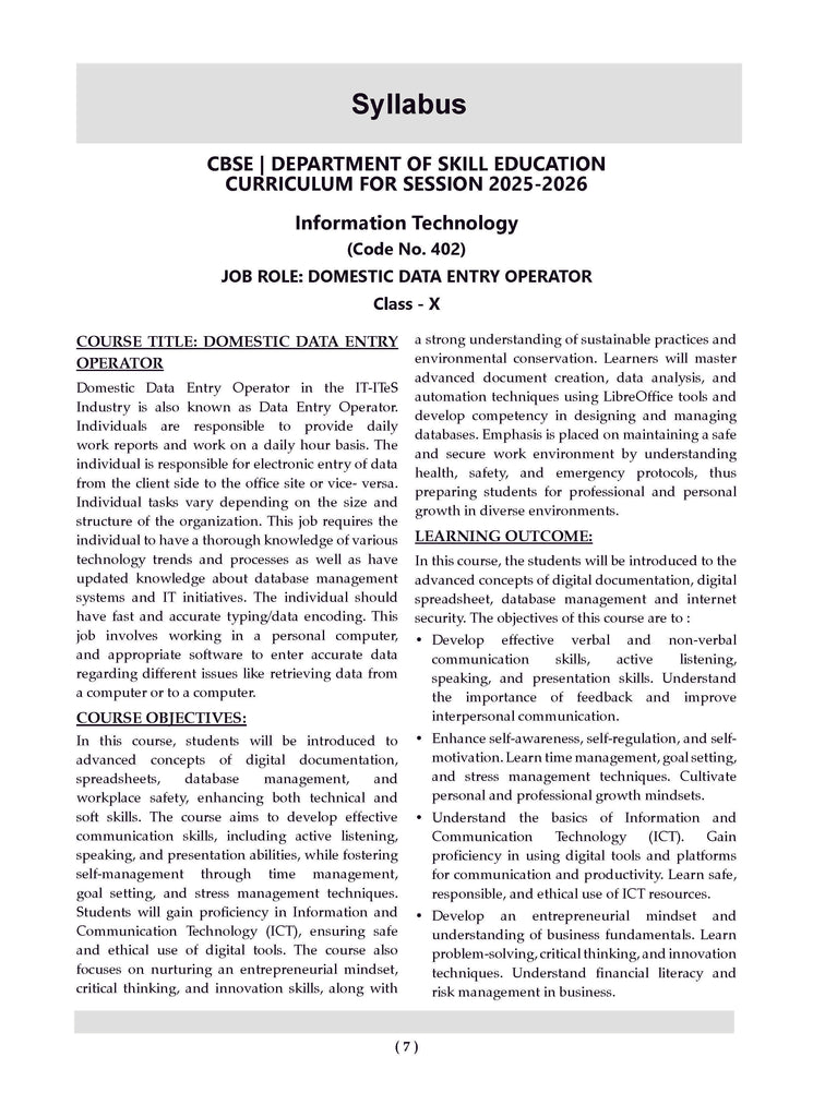 CBSE Question Bank Chapterwise and Topicwise SOLVED PAPERS Class 10  IT For Exam 2026