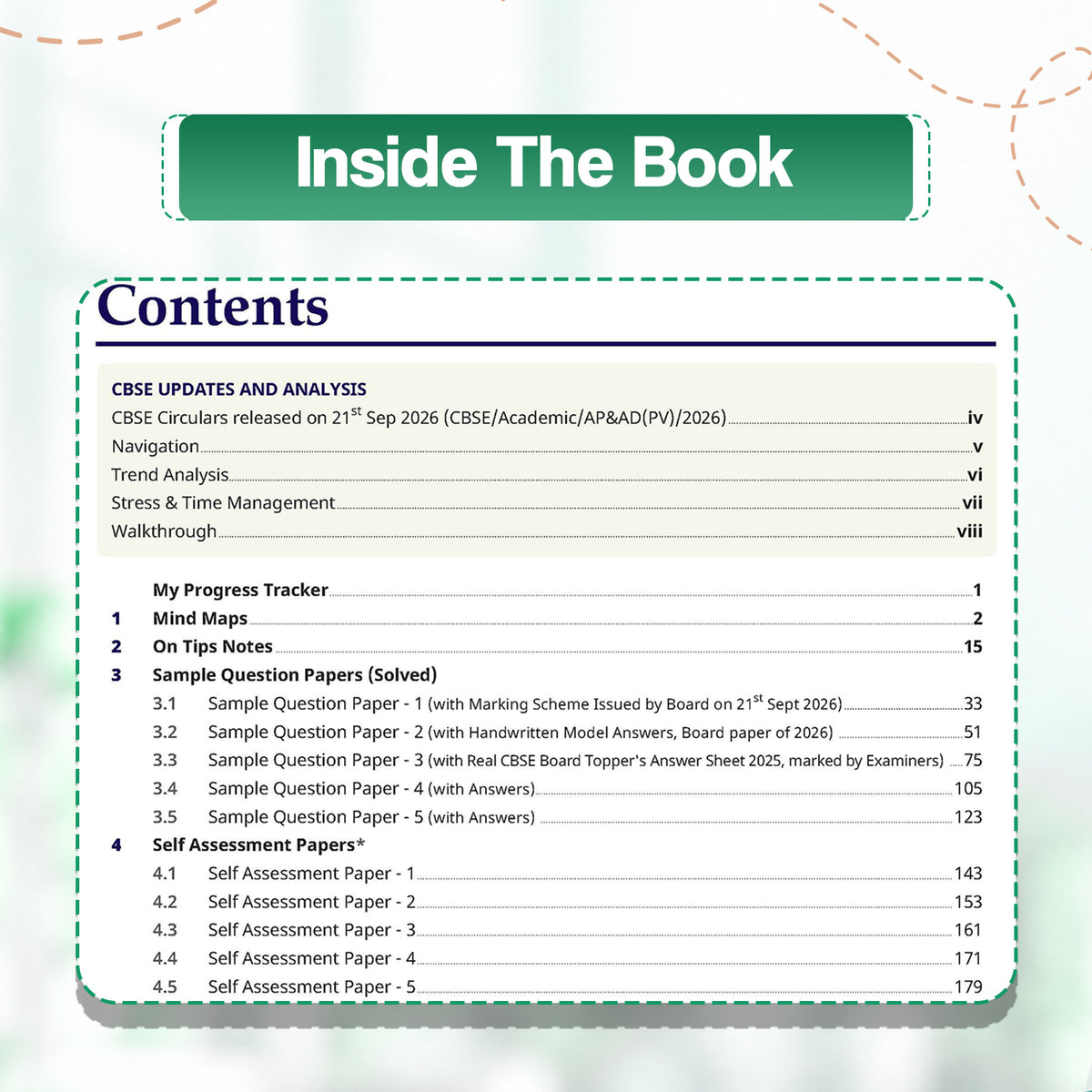 Oswaal CBSE 15 Sample Question Papers Class 12 Board Exam Mathematics 2026-27 based on latest CBSE SQP dated (21 Sep 2026) | New Questions Typologies With Oswaal AI