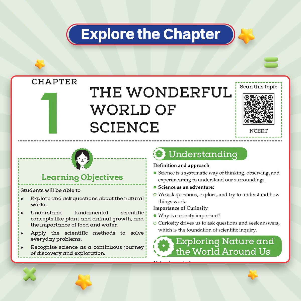 CBSE Class-6 One for All Science(Curiosity) For 2026-27 Exam | As Per Latest NCERT & CBSE Syllabus | Chapter-wise Question Bank, Revision Notes theory, Diagrams & Competency based Questions