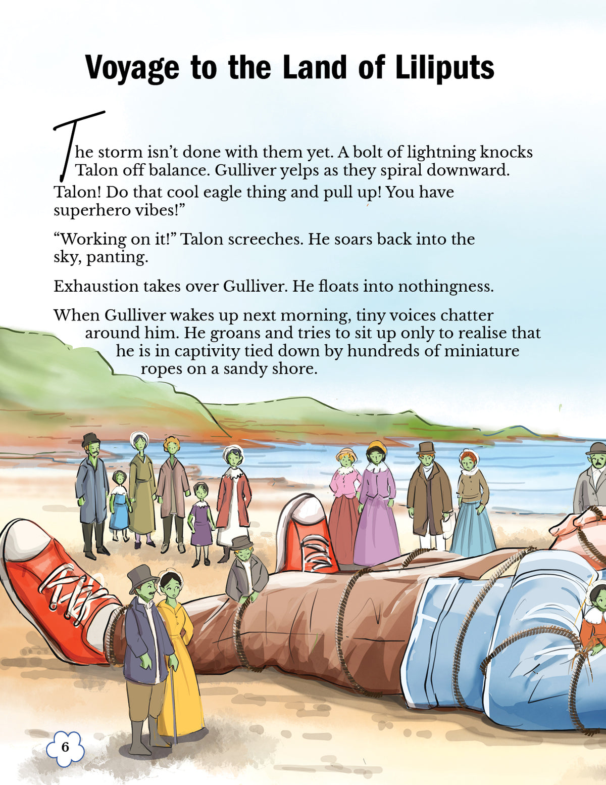 Lil Legends Gulliver's Travels, A Timeless Classic Re-Imagined for Today | Illustrated Story Book | Vocabulary, Imagination and Value Booster Story | For Age 7+