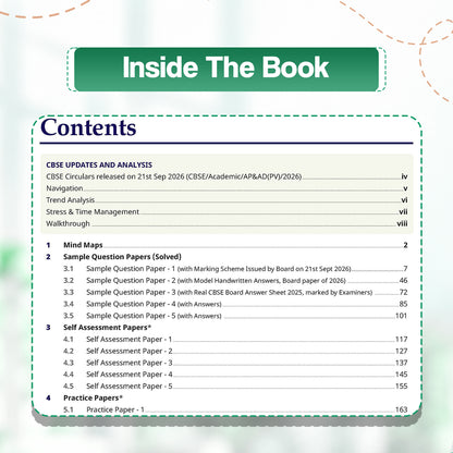 CBSE 15 Sample Question Papers Class 12 Board Exam English, Physics, Chemistry & Mathematics (Set of 4 Books) 2026-27 based on latest CBSE SQP dated (21 Sep 2026) | With Oswaal AI