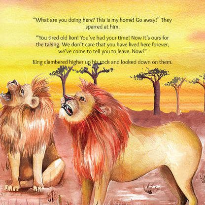 Lil Legends A Life Lesson for Kids Series, A Lion Called King - A Story About Respect | Value-based Picture Story Board Book | For Age 4-8