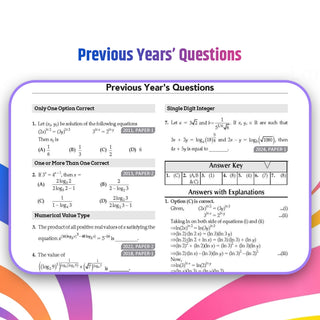 JEE Advanced Mathematics Question Bank | 49 Years' Chapter-wise & Topic-wise | Solved Papers (1978-2026) | Revision Notes | PYQs, Latest 2026 Paper & Oswaal AI