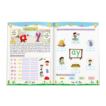 Oswaal Incredible Phonics for Masters Bundle – 4 Books | Level 3 & 4 Phonics Main Books + Sight Words | Reading, Phonics & Word-Building Skills | Learning Books for Ages 5–6+