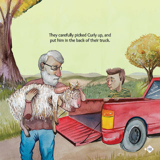 Lil Legends A Goat Called Curly Story Boardbook for Kids | A Story About Car Danger | Life Lesson Book | Vehicle Safety, Road Awareness & Responsibility | Illustrated | Age 4–8 Years