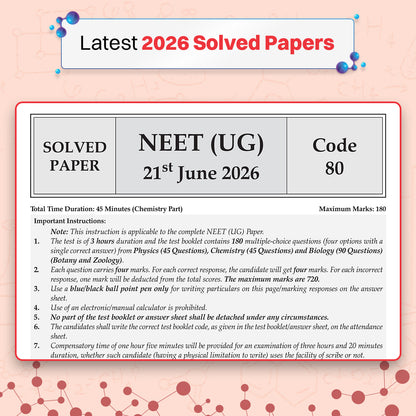 NEET (UG) 39 Years' Chapter-wise & Topic-wise Question Bank-Chemistry (1988-2026) | 3rd May and 21 June 2026 Paper Fully Solved | With Revision Notes, Mind Maps & Mnemonics | Oswaal AI