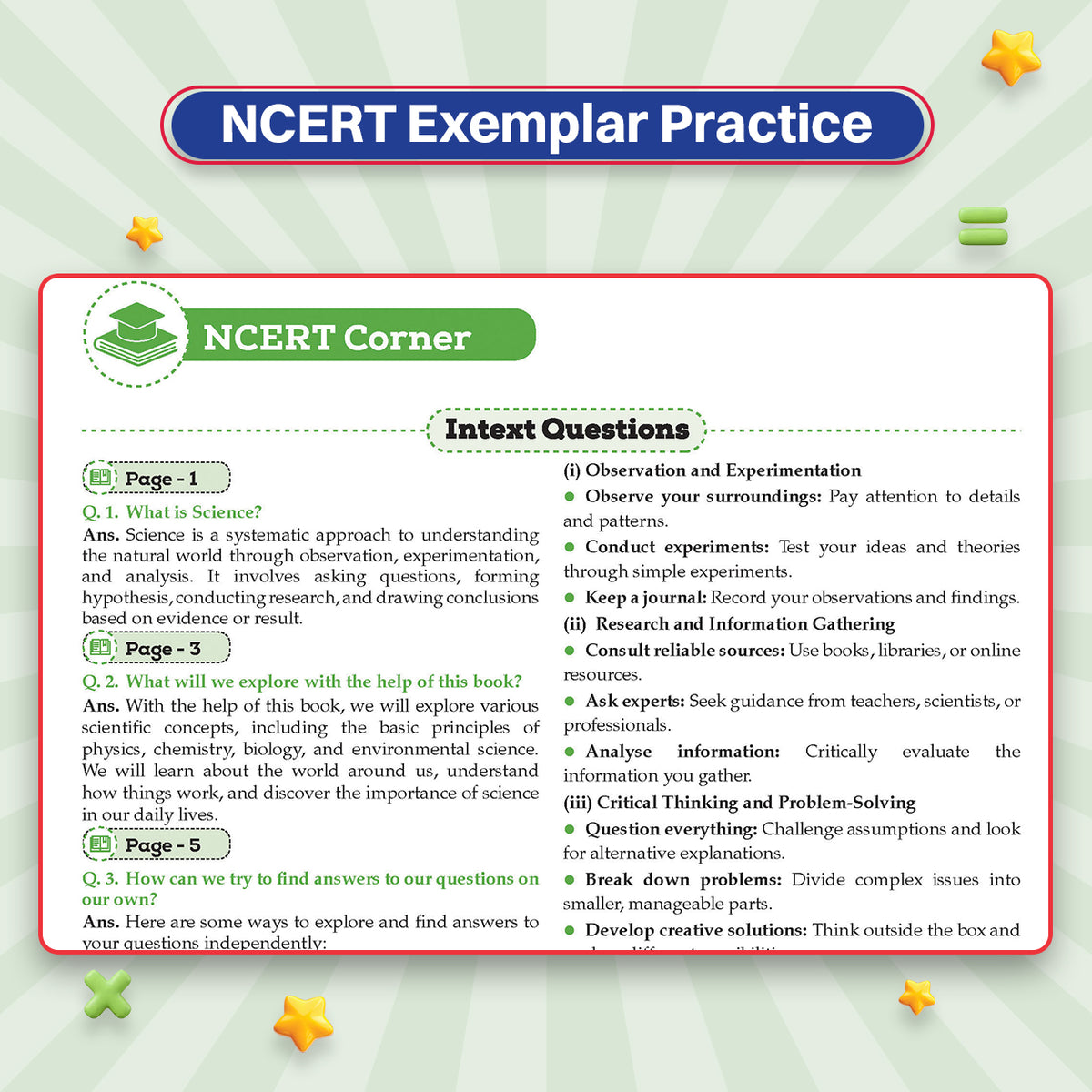 CBSE Class-6 One for All Science(Curiosity) For 2026-27 Exam | As Per Latest NCERT & CBSE Syllabus | Chapter-wise Question Bank, Revision Notes theory, Diagrams & Competency based Questions