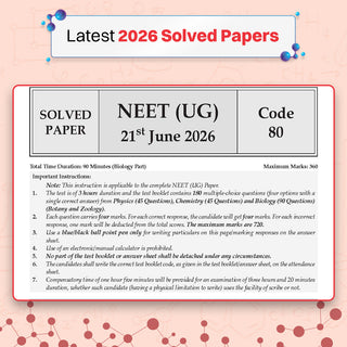 NEET (UG) 39 Years' Chapter-wise & Topic-wise Question Bank-Biology (1988-2026) | 3rd May and 21 June 2026 Paper Fully Solved | With Revision Notes, Mind Maps & Mnemonics | Oswaal AI