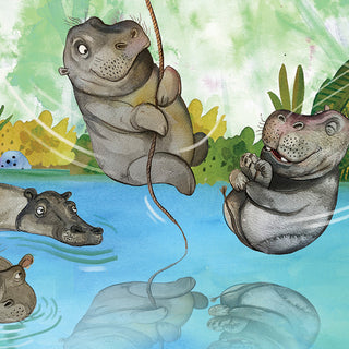 Lil Legends A Hippo Called Henry Story Boardbook for Kids | A Story About Team Spirit | Life Lesson Story Book | Kindness, Empathy & Teamwork | Illustrated Picture Book | Age 4–8 Years
