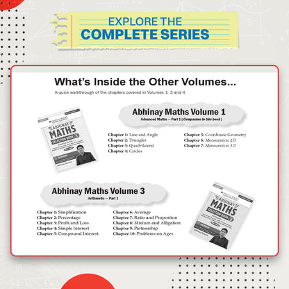 Abhinay Maths Selection Book-Vol. 2 Bilingual for SSC CGL, CHSL, CAPF & All Govt Exams Concept Based Qs with Video Solutions | Algebra, Trigonometry, Height & Distance (For Latest Exam)