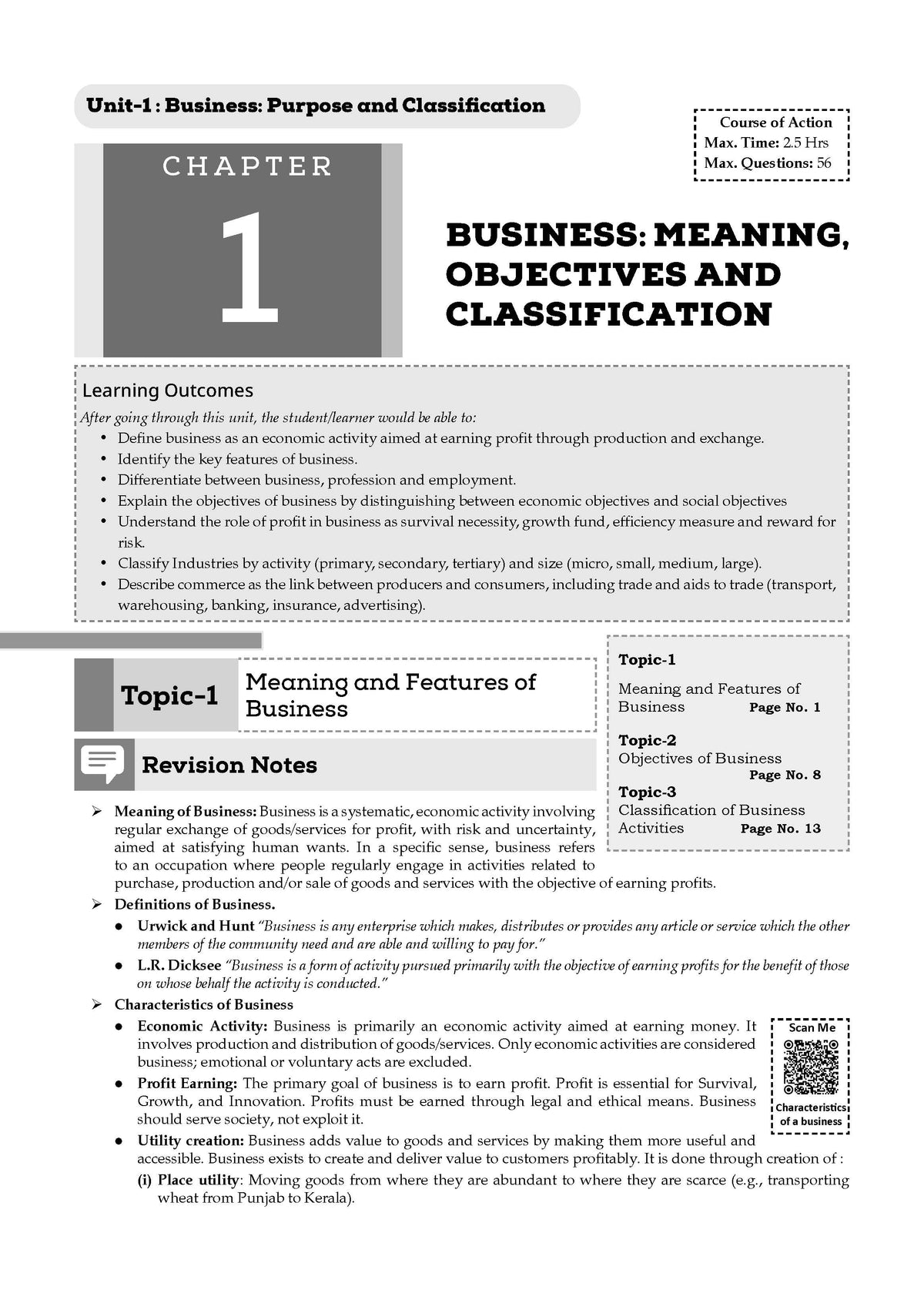 Class 11 ISC Business Studies Question Bank | Chapter-wise & Topic-wise with Competency Based Questions | For 2027 Exam | Self-Assessment Papers | Revision Notes