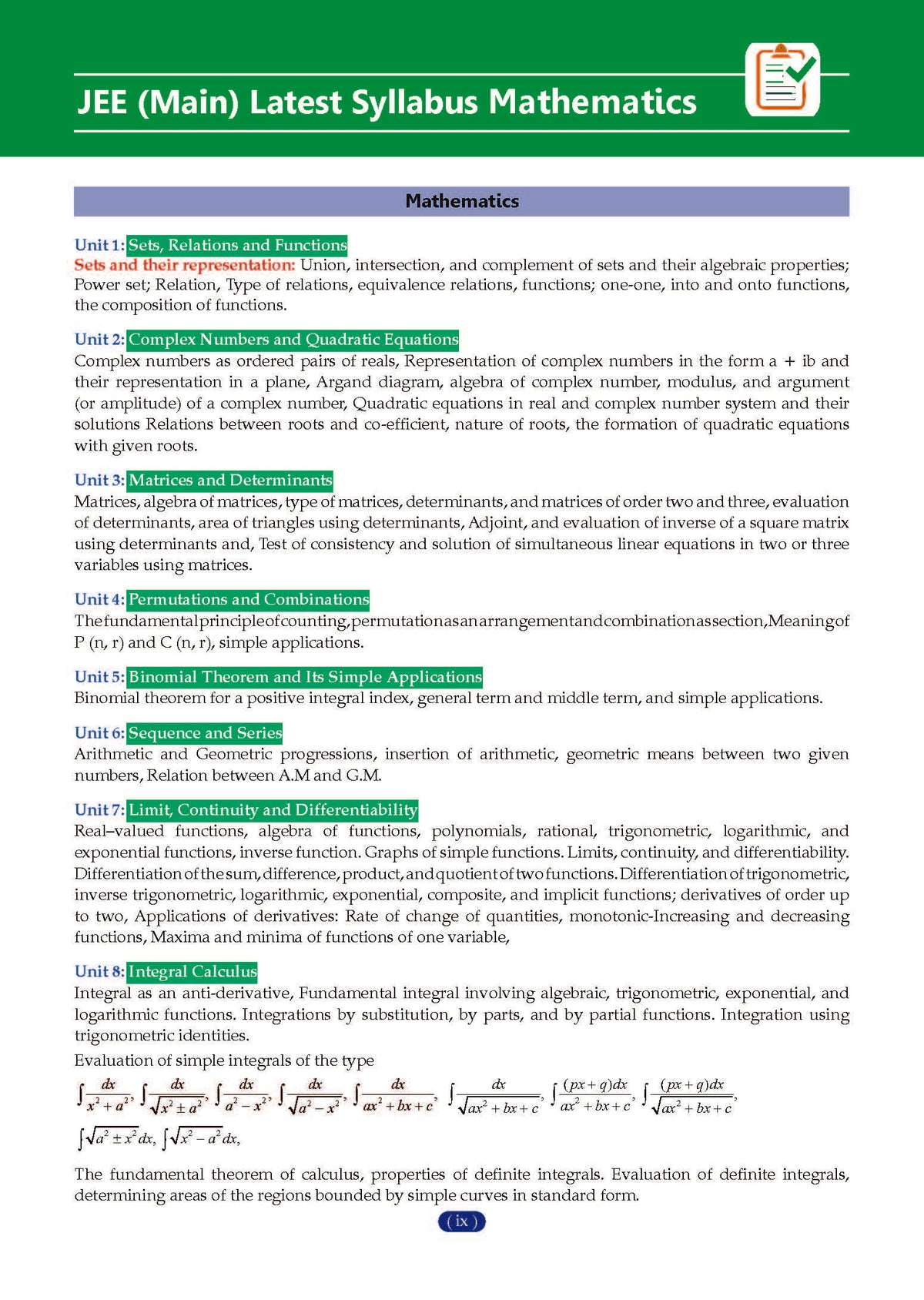 NCERT JEE (Main) FLEX | Chapter-wise & Topic-wise NCERT Objective Question Bank-Mathematics | Includes-Jan & Apr 2026 Fully Solved Papers | Latest Edition For 2027 Exam | With Oswaal AI