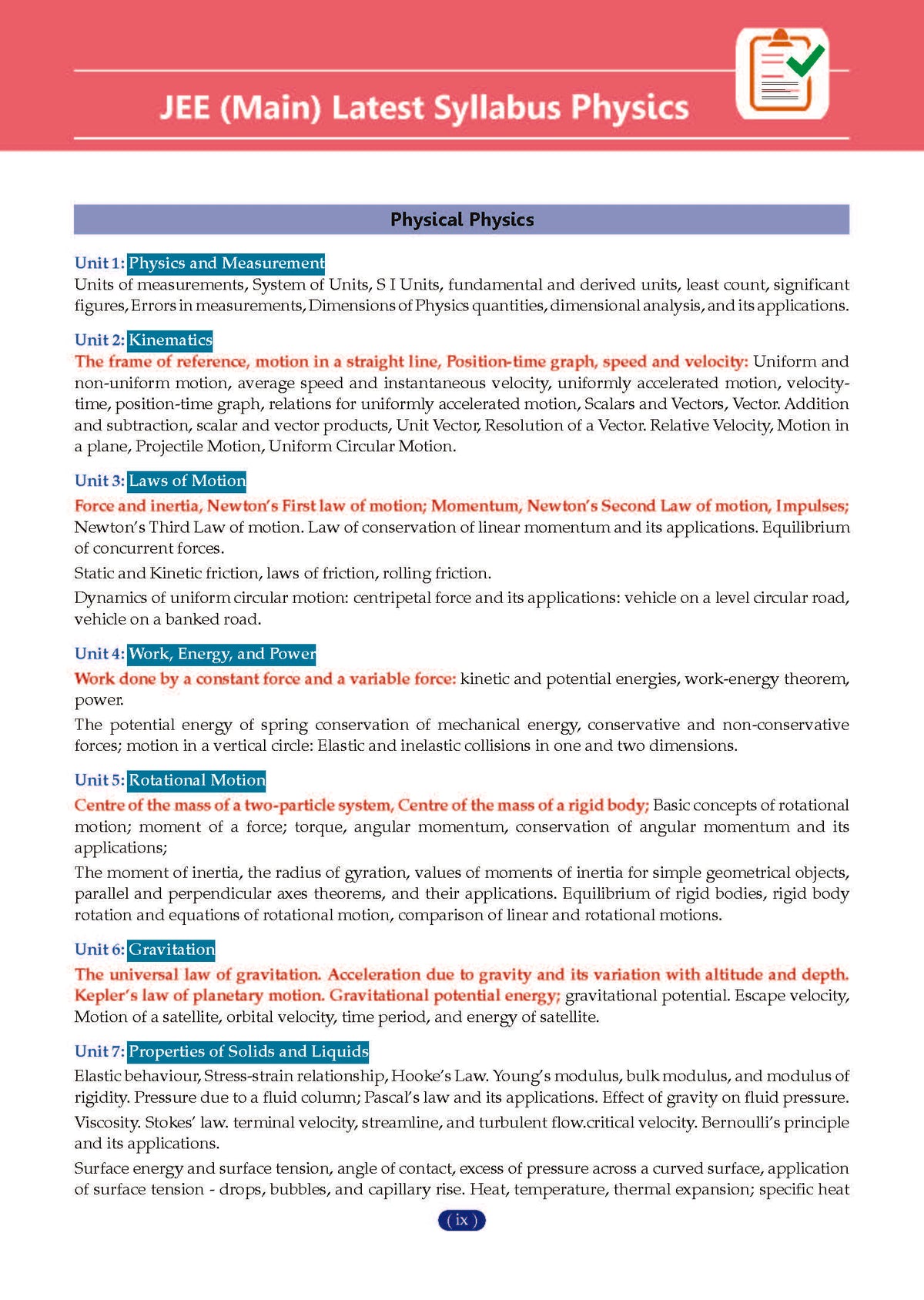 NCERT JEE (Main) FLEX | Chapter-wise & Topic-wise NCERT Objective Question Bank-Physics | Includes-Jan & Apr 2026 Fully Solved Papers | Latest Edition For 2027 Exam | With Oswaal AI