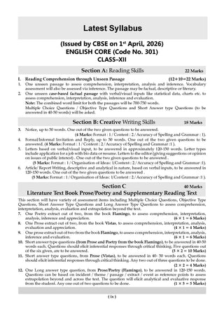 CBSE Textbook Plus (2022-2026) | Class 12 | English Core | Includes: 2026 Papers- fully solved | With Competency Focused Questions | For 2027 Exam | With oswaal.ai