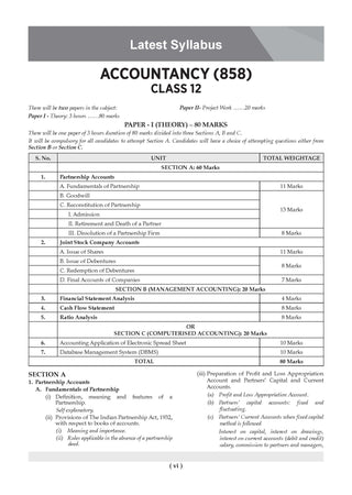 Class 12 ISC Accounts Question Bank (2017–2026)| Chapter-wise & Topic-wise with Competency Based Questions |For 2027 Exam | With Solved 2026 Board Paper | Self-Assessment Papers