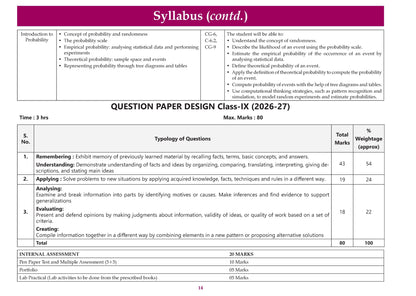 Oswaal CBSE Workbook Class 9 Mathematics Part-1 & Part-2 | aligned with NCERT Ganita Manjari | Perforated Worksheets for Practice with Competency Based questions | 2027 Exam