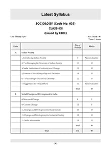 CBSE Question Bank Chapterwise and Topicwise SOLVED PAPERS Class 12 Sociology For Exam 2026