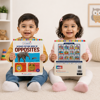 Lil Legends Picture Book for Kids Age 1+ Years - Learn About Opposites | Early Learning Illustrated Book with Colourful Pictures | First Words Book for Toddlers & Preschoolers