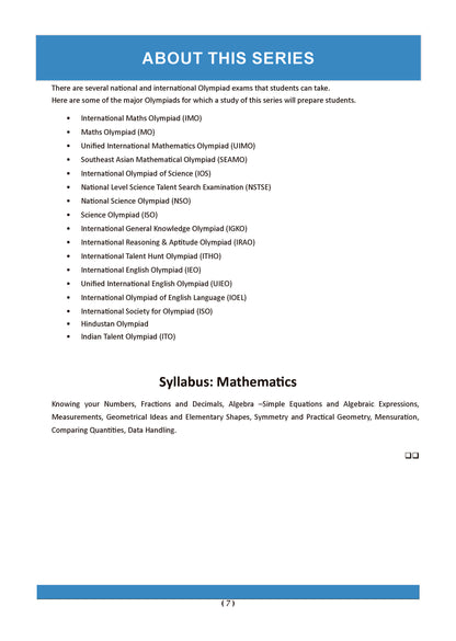 Oswaal One For All Olympiads Workbook Class 7 Maths | Questions for SOF IMO & Other Olympiad Exams 2026 | With Sample Practice Papers & Oswaal.AI