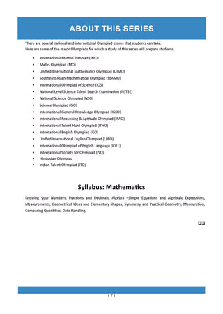One For All Olympiads Workbook Class 7 Maths | Questions for SOF IMO & Other Olympiad Exams 2026 | With Sample Practice Papers & Oswaal.AI
