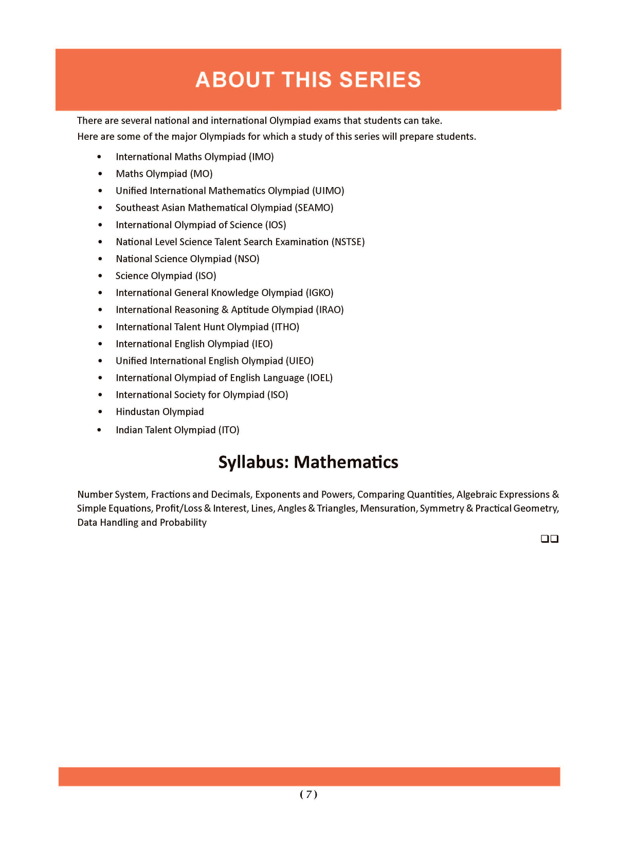 Oswaal One For All Olympiads Workbook Class 8 Maths | Questions for SOF IMO & Other Olympiad Exams 2026 | With Sample Practice Papers & Oswaal.AI