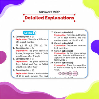 One For All Olympiads Class 1 Logical Reasoning Prep-Guide Book | Chapter-wise Previous Years' Solved Papers | Questions for Silverzone, Crest& Other Exams 2026 | With Sample Papers& Oswaal.AI