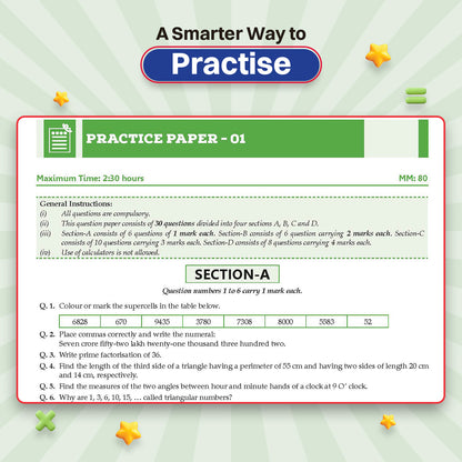 CBSE Class-6 One for All Mathematics (Ganita Prakash) For 2026-27 Exam | As Per Latest NCERT & CBSE Syllabus | Chapter-wise Question Bank, Revision Notes, Theory, Solved Examples & Competency Based Questions