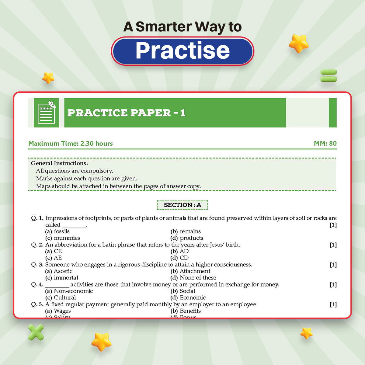 CBSE Class-6 One for All Social Science (Exploring Society: India and Beyond) For 2026-27 Exam | As Per Latest NCERT & CBSE Syllabus | Chapter-wise Question Bank, Revision Notes, Theory, Maps & Competency Based Questions