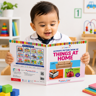 Lil Legends Picture Book for Kids Age 1+ Years - Learn About Things at Home | Early Learning Illustrated Book with Colourful Pictures | First Words Book for Toddlers & Preschoolers