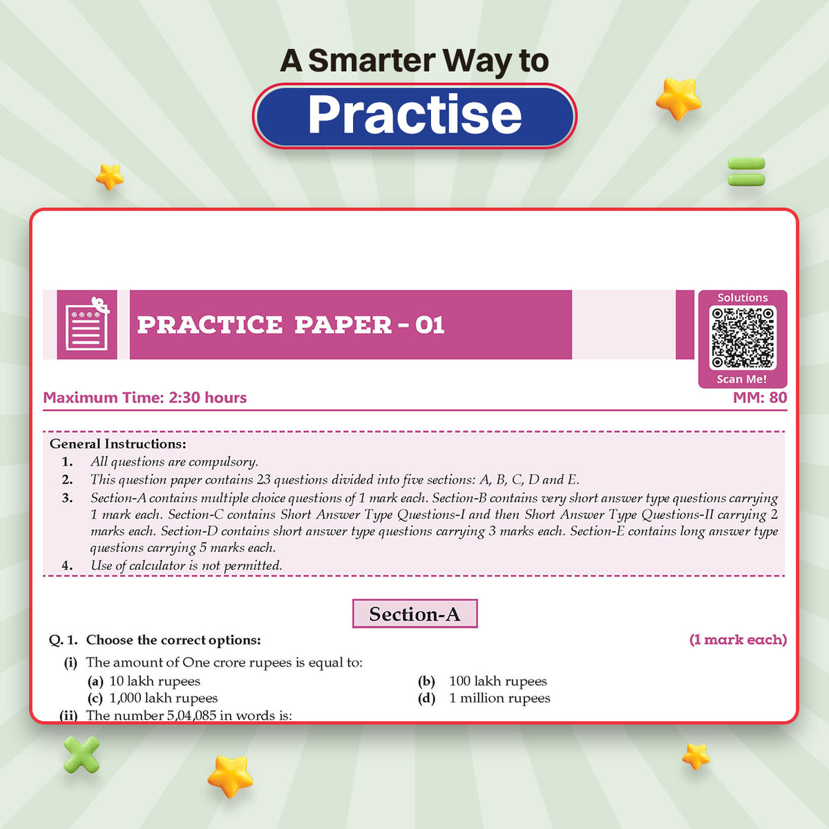 CBSE Class-7 One for All Mathematics (Ganita Prakash) Part 2 For 2026-27 Exam | As Per Latest NCERT & CBSE Syllabus | Chapter-wise Question Bank, Revision Notes & Competency Based Questions