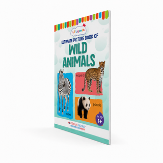 Lil Legends Picture Book for Kids Age 1+ Years - Learn About Wild Animals | Early Learning Illustrated Book with Colourful Pictures | First Words Book for Toddlers & Preschoolers