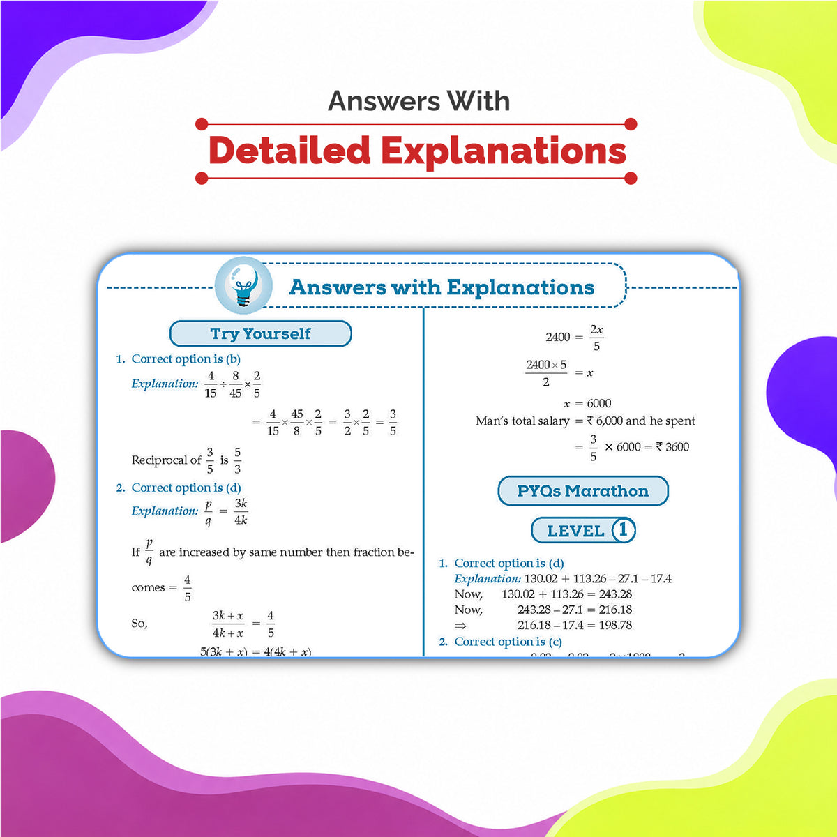 Oswaal One For All Olympiads Class 7 Maths Prep-Guide Book | Chapter-wise Previous Years' Solved Papers | Questions for SOF IMO & Other Olympiad Exams 2026 | With Sample Practice Papers & Oswaal.AI