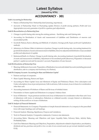 NTA CUET (UG) Chapter-wise Question Bank Accountancy For 2026 Exam (as per latest 27 Dec., notification) | PYQs & 450+ NCERT aligned MCQs |With Oswaal AI